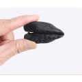 Miniatyrbillede 5 af 5: Blød silikone gummikappe til Audi A1 A3 A4 A6 A8 Quattro Q2 Q3 Q7 R8 RS3 RS6 S3 S6 TT TTS folde nøgle - Sort - Rund nøglering