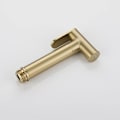Miniatyrbild 4 av 5: Handhållen bidéslang för toalett, borstad guld mässing toalett spray kit enkel kall väggmonterad toalett spray, för rengöring av toalett,