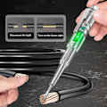 Miniatyrbillede 5 af 5: Reaktiv elektrisk testerpen, kontaktløs spændingspen, skruetrækker til 24-250 V elektrisk testerpen, testpen med lysindikator, electri