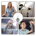 Miniatyrbillede 3 af 3: Bilnøglekæde, kreativ nøglering i zinklegering, bilfælg nøglering, egnet til tasker, mobiltelefoner, bilnøgler