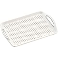 Miniatyrbillede 1 af 5: Hvid skridsikker plastikplade 45,5 x 32 x 4,5 cm
