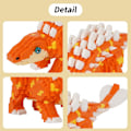 Miniatyrbillede 3 af 5: Dinosaur Byggesæt, DIY Mini Byggesæt Legetøj, Dinosaur Legetøj, Gave til Voksne og Børn (Ankylosaurus)