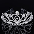 Miniatyrbillede 1 af 4: tiara, krystal tiara, brude bryllup tiara