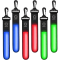 Pikkukuva 1 / 5: 6-pakkaus heijastavia LED-vilkkuvalopusseja, 3 LED-tilaa turvavalo, heijastimet lapsille, LED-valolla patikointiin, juoksuun