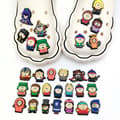 30 stk. 3D Clogs Sandaler Smykker (South Park), Sko Charms, Søde Sko Smykker til Clogs Sko Sandal Armbånd DIY