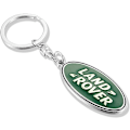 Miniatyrbillede 1 af 2: Bil Logo Nøglering - 3D Krom Metal Legering Bil Nøglering - LAND ROVER