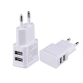Miniatyrbilde 3 av 5: 1A 2A Dobbel USB Mobiltelefonlader 71 Dobbel Port Android Reiselader Europeisk og Amerikansk Standard Laderhode