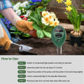Miniatyrbilde 4 av 4: - 3 i 1 jordtester, jord pH-tester, jordfuktighetsmåler, jordlysintensitetsmåler, 3 i 1 jordtester for hage og landbruk (ingen batteri ne