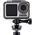Pikkukuva 5 / 5: Musta alumiininen kolmijalka-adapteri GoPro Sessionille, GoPro Hero 2018:lle, GoPro HeroFusionille, GoPro Hero8/7/6/5/4/3/2/1 -kameroille