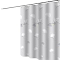 Miniatyrbillede 4 af 5: Bruseforhæng, Bruseforhæng 180x200cm, Maskinvaskbart Polyester Bruseforhæng med Vægtede Bundkant og 12 Kroge, Badeværelse Badeforhæng, G