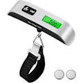 Pikkukuva 1 / 4: Elektroninen matkalaukkuvaaka, MAX 50KG/110LB kannettava vaaka, matkalaukun LCD-taustavalaistu vaaka taaraustoiminnolla matka- ja kotimatkatarvikkeille