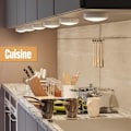 Miniatyrbillede 4 af 5: 6 Skabslampe, LED LED-lys RGB 13 Trådløse Farver, Trappebelysning, LED trådløs spilbelysning, med 2 fjernbetjeninger