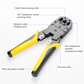 Miniatyrbild 3 av 5: Portabel kit RJ45 RJ11 RJ12 Nätverksreparationsverktygssats med kabeltestare krokodilklämma
