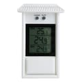 Vit - 1 st inomhus/utomhus digital termometer, utomhustemperatur, rumstemperatur.