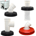 Miniatyrbillede 3 af 3: Vaskbar nylon IBC-filter med låg IBC regnvandstank 1000 liter 163 mm nålefilt