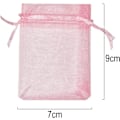 Miniatyrbilde 2 av 5: 100 stk Organza Sachets, 7x9cm, Organza Gavepose, Smykkepose, Bryllupsposer, Lavendelposer, Bryllupsgave