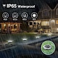 Miniatyrbillede 3 af 5: Udendørs solcellelampe, solcellelys udendørs 8 stk., solcellelampe til udendørs have 8led, ip65 vandtæt solcelle spot, dekorativ udendørs solcellelampe til sti