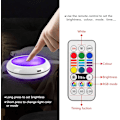 Miniatyrbilde 4 av 5: Trådløse LED-lys under skap, USB-oppladbare, RGB-fjernkontroll, justerbar lysstyrke, for kjøkken, bokhylle, utstillingsvindu, pantry. (6 stk)（6,5