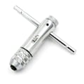 Miniatyrbilde 1 av 5: Justerbar tappegjenge Ratchet Tappnøkkel T-Håndtak M5-M12 Kapasitet Tappeskjærer Ratchet Nøkkel Tapping 120mm Kropp