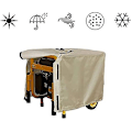 Miniatyrbild 2 av 3: Skyddande Skydd för Bensindriven Generator - Solskydd - Bärbar - För De Flesta Generatorer