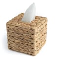 Miniatyrbillede 1 af 3: Servietholder i flet - Servietholder firkantet - Flettet kurv til servietter - Boho dekorativ vævet servietholder til bord og badeværelse