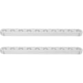 Pikkukuva 3 / 5: Pari litteitä alumiiniprofiileja 10 reiällä robottitarvikkeeksi 4x8x80mm 3102-0010-0080