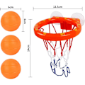 Miniatyrbillede 2 af 4: Badlegetøj, sugekop basketballkurv, baby toddler badelegetøj, sjove badelegetøj, badekar legetøj basketballkurv med 3 bolde, Montessori pædagogisk legetøj fo