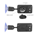 Miniatyrbillede 3 af 5: Digitalt hygrometer termometer, mini termometer temperatur LCD termometer fugtighedsmåler med baggrundsbelysning til krybdyr, vivarium, drivhus, baby