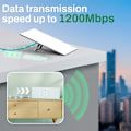 Miniatyrbillede 3 af 5: Satellit udskiftningskabel, rektangulært vandtæt satellitkabel 1200 Mbps, standard forlængerkabel til rektangulær satellit Gen3, Gen 3 forlænger