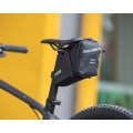 Miniatyrbillede 5 af 5: Cykel Sadeltaske MTB Cykling Reflekterende Bagagebærer Sædepose Universal Nem Installation 1L Sort