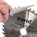 Miniatyrbillede 3 af 4: Trend Lime Diamantfil Fin 6 tommer til at slibe buede og svært tilgængelige overflader, DWS/TF6/F