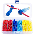 Miniatyrbilde 1 av 5: 120 stk T-tapp crimp elektriske kabelsko - Hurtigkobling Bilisolert ledning og kabelsko - 0,5-6,0 mm²