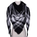 Miniatyrbillede 1 af 3: (Nior) Uld Stor Tartan Tørklæde Kvinder Cashmere Sjal Tørklæde Varm Efterår Vinter Stole Wraps Klassisk Elegant Komfortabel, Efterår/Vinter Sjal