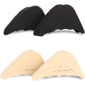 Miniatyrbillede 1 af 5: 2 par skopuder, der gør store sko behagelige (sort/beige)
