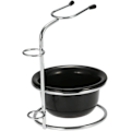 Miniatyrbilde 1 av 5: Stilig barberhøvelholder og skålsett i legering for holdbar barberhøvelholder.
