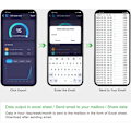 Pikkukuva 5 / 5: 9951W laadukas vedenlaadun Bluetooth WiFi mini 5 in 1 vesianalysaattori PH / TDS / SEL / SG / Lämpötila App Etävalvonta Hälytysilmoitus d:lle