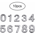 Pikkukuva 3 / 5: Ovi numero numero postilaatikko talon numero tarra 0-9 katu numero osoite design tarra talon ovi numero talon numero design toimistoon makuuhuoneeseen
