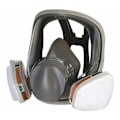 Miniatyrbilde 2 av 5: Komplett maske 16 i 1 komplett silikonmaske helmaske + bomullsfilter filterboks sett med 7 deler
