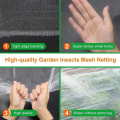 Miniatyrbillede 3 af 5: Havebeskyttelse mod insekter, grøntsagsbeskyttelse mod insekter, insektnet, havebeskyttelse mod insekter, insektbeskyttelsesnet, insektnet (3 * 6)