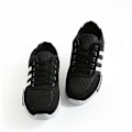 Miniatyrbillede 4 af 5: Sorte flade skolisser til sneakers, flade skolisser til sneakers - økonomiske, 8 mm brede, 29 farver 14 længder at vælge imellem