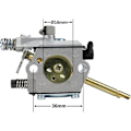 Pikkukuva 3 / 5: C15-51 Kaasutin STIHL FS160 FS220 FS280 FS290 FR220 Reunaleikkuri Raivaussaha Korvaa Zama C15-51 C1S-S3D WT-223