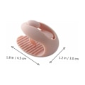 Miniatyrbilde 3 av 5: 12 stk. Dynetrekkholderklips (rosa) Dynetrekkfester med deksler for fast dynetrekk