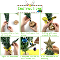 Miniatyrbilde 4 av 5: 1 stk. Flerfarget Mini Kunstig Juletre, Mini Juletre med LED-lysgirlander og ornamenter, Lite dekorert juletre, Jul d