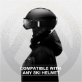 Miniatyrbilde 4 av 5: OTG Skibriller - Anti-tåke Skibriller, Anti-støv Vindtett UV400 Beskyttelse Snowboardbriller for Menn Kvinner, Gutter Jenter