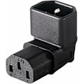Miniatyrbild 1 av 3: AC-adapter IEC C14 till C13 / Pdu-kontakt TV LCD med 90 graders väggmontering