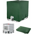 Miniatyrbillede 1 af 5: Overtræk til IBC 1000L tank, Overtræk til vandtank låg, anti-UV beskyttelsesovertræk, dæk vandtank presenning (116 x 100 x 120 cm, grøn)