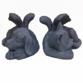 Miniatyrbillede 4 af 4: Havehave Yard Ornamenter Engel Hund Engel Kat Kæledyr Velegnet til Have Udendørs Have (Engel Kat (Lille) 12 * 6 * 6)