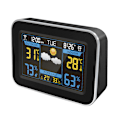 Miniatyrbillede 1 af 5: Wifi Meteorologisk Station Trådløs Meteorologisk Station Termometer Hygrometer Vejrudsigt LCD Ur Farveskærm Applikationsstyring