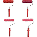 Miniatyrbild 2 av 4: Färgrulle - 7-tums skaftmodell för präglingskonst cylinder väggmålning konstruktionsborstar konstruktionsverktyg