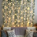 Miniatyrbillede 5 af 5: Kunstig efeu, lysende guirlande, 2m 20 LED Dekoration Soveværelse Æstetisk Grønt Blad, Lysguirlander til fest, bryllup, køkken, have, Dec